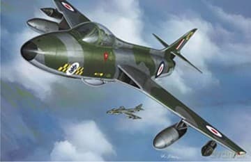 Samolot do sklejania 1:144 03833 Hawker Hunter FGA.9 Revell