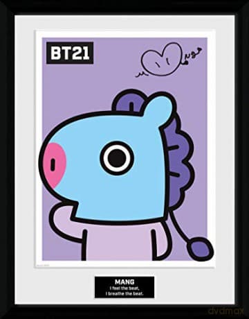 BT21 Mang Plakat w ramie 30cm x 40cm