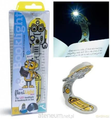 Flexilight Pals Robot Grey - Lampka do książki