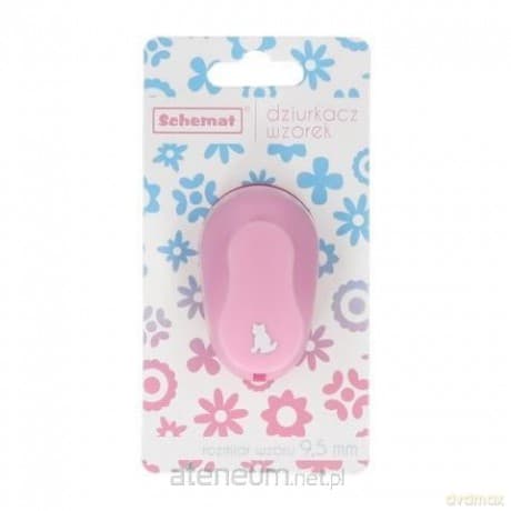 Dziurkacz ozdobny 9,5mm kot MIX