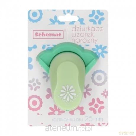 Dziurkacz ozdobny narożny 25mm kwiatek MIX