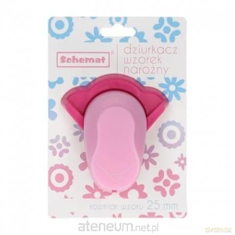 Dziurkacz ozdobny narożny 25mm zaokrąglenie MIX