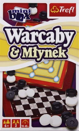 TREFL Podróżna Warcaby Młynek 00650
