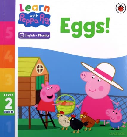 Learn with Peppa Pig Phonics Level 2 Book 10 Eggs!
