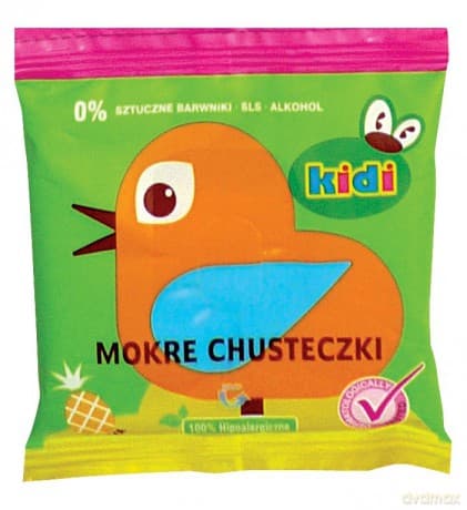 KIDI Mokre chusteczki 1op. 10 szt