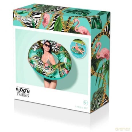 Koło do pływania z uchwyt. Kwiaty 114 B36302 08318