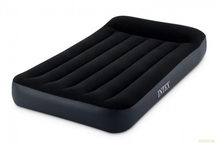 Materac welurowy z pompką 220V 191X99 64146ND