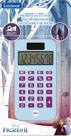 Disney Frozen Pocket calculator withprotection cover