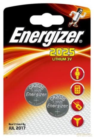Bateria ENERGIZER CR2025 3V 2szt./