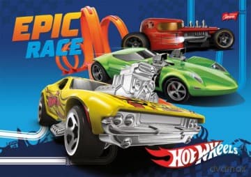 Podkład laminowany A3 HOT WHEELS mix