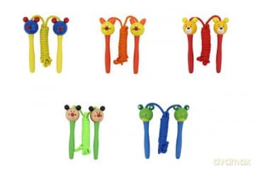 Skakanka drewniana 127090, mix