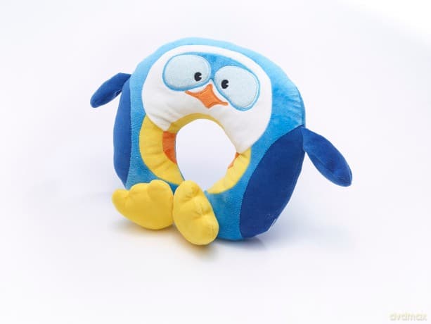 Poduszka Pingwin niebieska