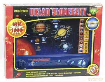 Układ słoneczny - interaktywny model płaski