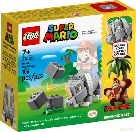 LEGO Super Mario Nosorożec Rambi ? zestaw rozszerzający (71420)