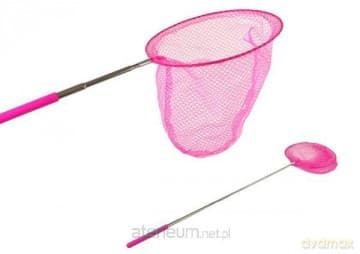 Siatka na motyle teleskopowa różowa 85 cm