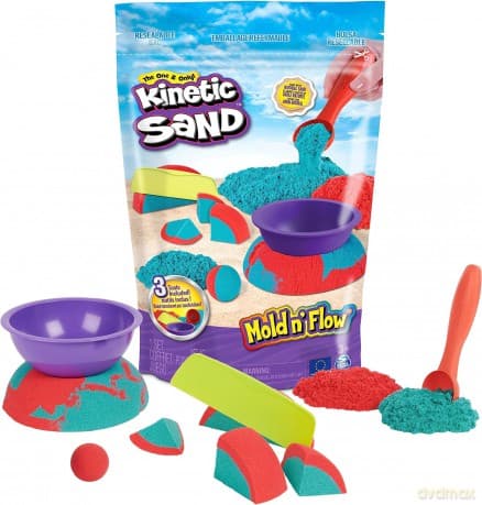 Kinetic Sand - Dwukolorowy piasek kinetyczny z akcesoriami