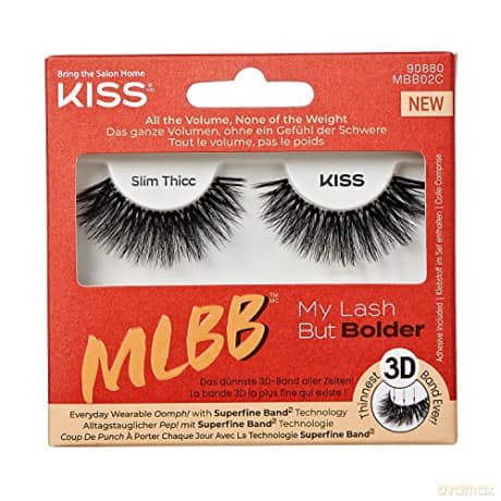 KISS Artificial eyelashes MLB bolder - Slim Thicc