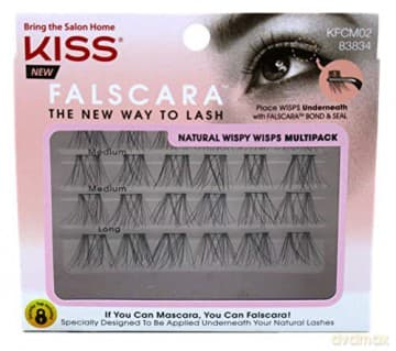 KISS Falscara Lash adhesive eyelashes - Variant: Wisp Multi 02