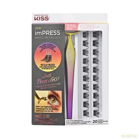 KISS False eyelashes imPRESS Press on Falsies Kit 02