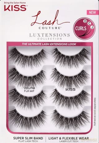 KISS Artificial eyelashes LuXtension Multipack Volume Full Set