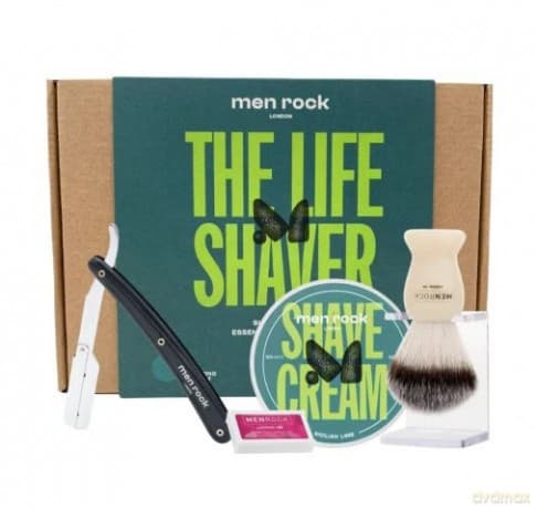 Men Rock London Sicilian Lime ( Ultimate Cut Throat Razor Shaving Gift Set)