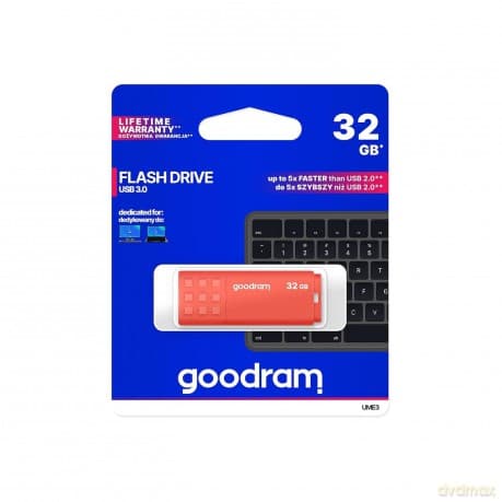 GoodRam pendrive 32GB UME3 USB 3.0 pomarańczowy
