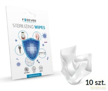 Jednorazowe chusteczki dezynfekujące 10 szt (1 paczka)