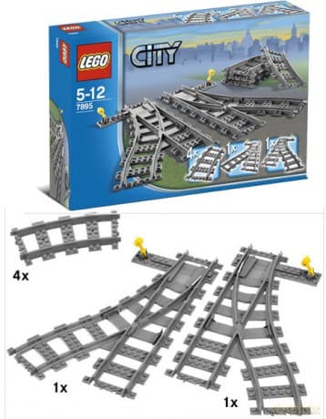 LEGO 8 CITY - Zwrotnica kolejowa 7895