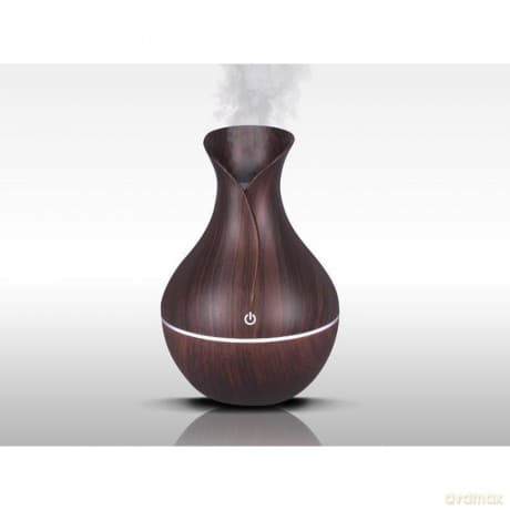 Nawilżacz powietrza LTC, podświetlany w 4 kolorach, 130ml, ciemne drewno