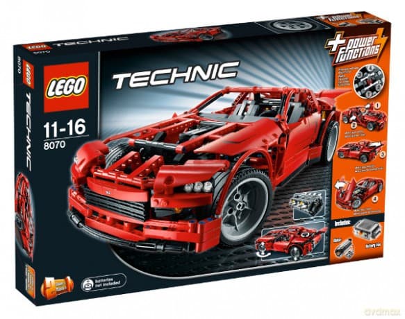 LEGO 1281 Technic - Supersamochód 8070
