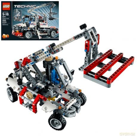 LEGO 593 Technic - Ciężarówka z przenośną skrz 8071