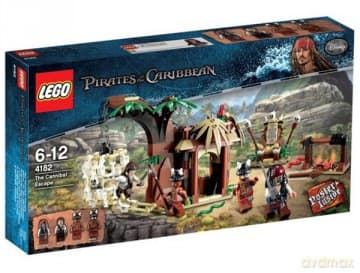 LEGO 279 Piraci z Karaibów - Ucieczka przed ludożercami (Disney) 4182