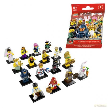 LEGO 7 Mini Figurki - Seria 7 8831