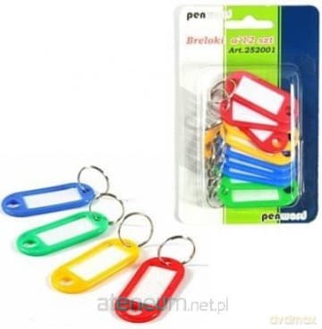 Brelok do kluczy 12 szt