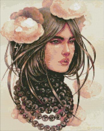 Diamentowa mozaika - Pochmurne myśli 40x50 cm