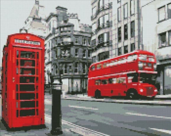 Diamentowa mozaika - Rytm Londynu 40x50 cm