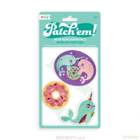 Naprasowanki Patch Em - Narwale