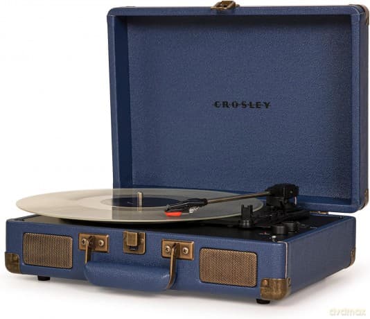 Crosley: Cruiser Plus Deluxe Portable Turntable (Navy) - Now With Bluetooth Out