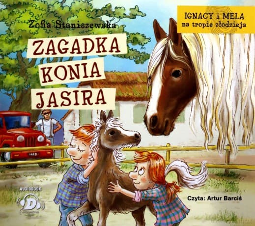 CD MP3 Ignacy i Mela na tropie złodzieja Tom 9 Zagadka konia Jasira (audiobook) - Zofia Staniszewska