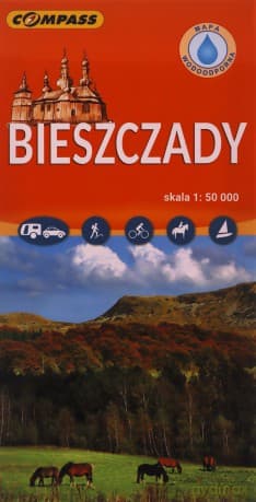Bieszczady mapa laminowana skala 1:50 000