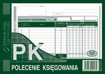 Polecenie księgowania A5 poziom