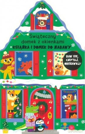 Książka i domek do zabawy. Świąteczny domek...