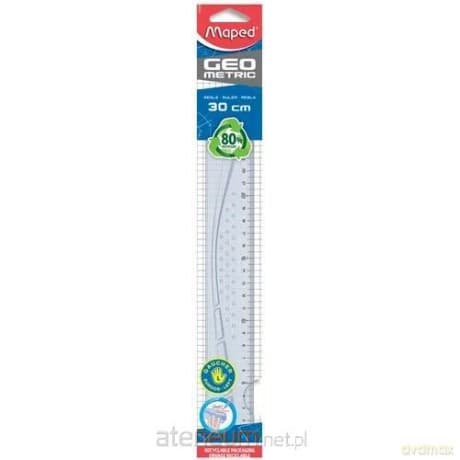 Linijka Geometric 30 cm dla leworęcznych