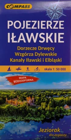 Mapa - Pojezierze Iławskie 1:50 000