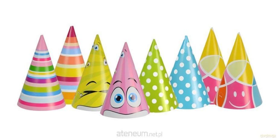 Czapeczki 3 szt MIX