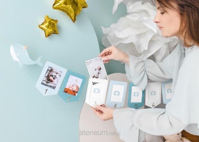 Girlanda na zdjęcia Wieloryb 10.5x15 cm