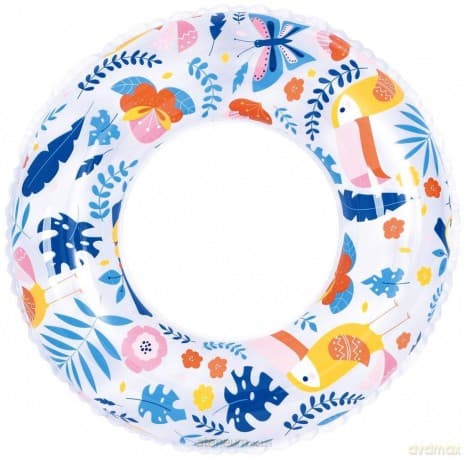 Kółko do pływania 60 cm transparentne