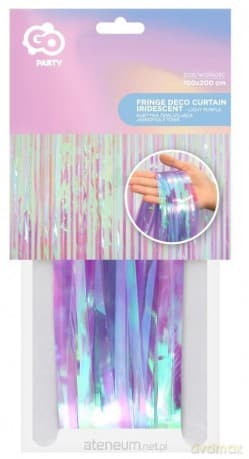 Kurtyna opalizującajasnofioletowa 100x200 cm