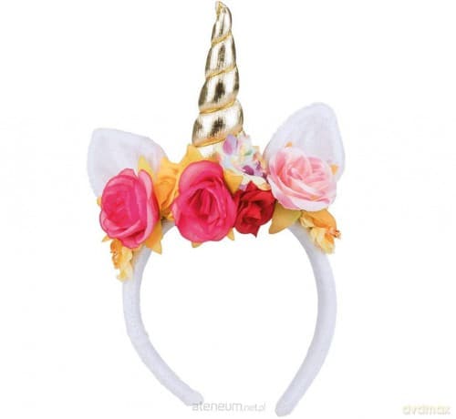 Opaska Unicorn z Różami