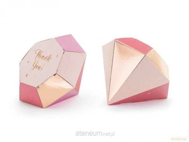 Pudełka diamenty 10x12x11.5 cm 6 szt